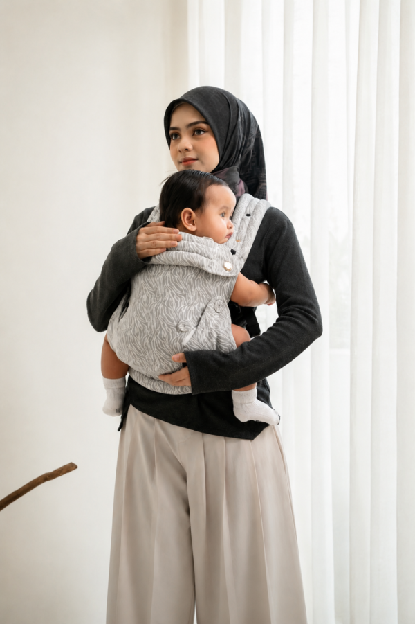 Ethereal Baby Carrier – Grey Zebra